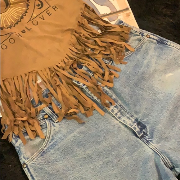 1970 Vintage Wrangler High Waisted Cutoffs 38x18 - Picture 2 of 8